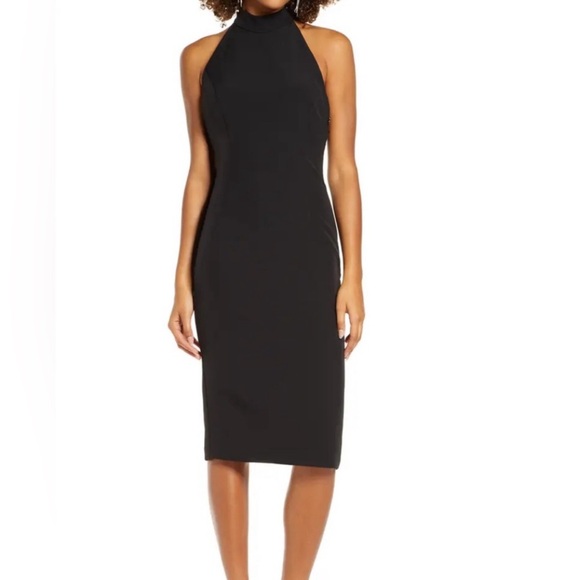 BARDOT black midi - bow back - size 8/M - Picture 2 of 5